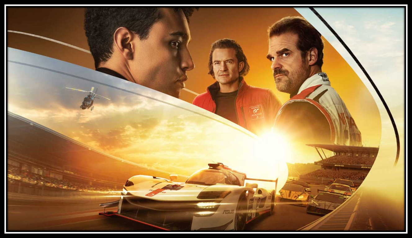 "Gran Turismo Blu Ray 2023 Cover - A thrilling movie about a team of underdogs in the world of elite motorsport."